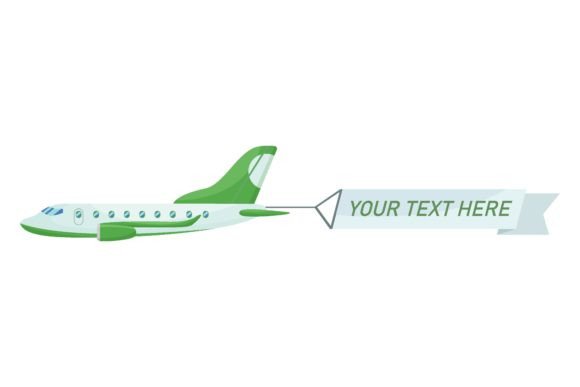 Download Advertisement Concept. Creative Plane Fl - Premium Bundle