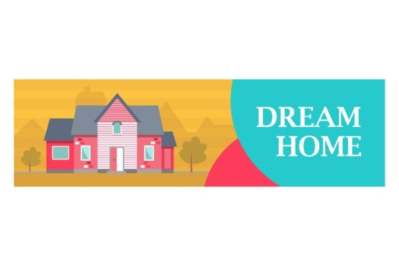 Download Banner for Dream Home Advertisement Vect - Premium Bundle