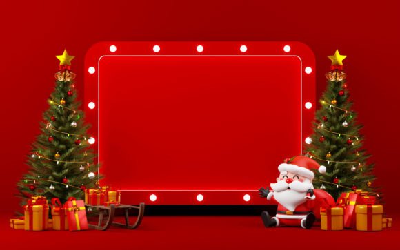 Download Billboard Advertisement Christmas Theme - Premium Resources