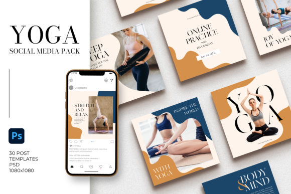 Download Yoga Social Media Pack | PS - Premium Resources